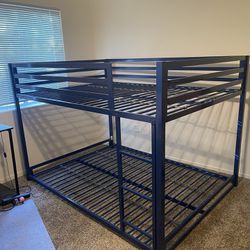 Full Over Full Metal Bunk Bed
