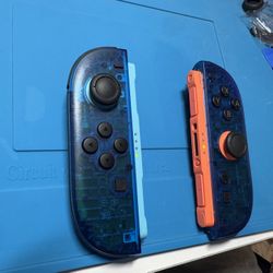 Custom Blue Switch 2 Joycons 