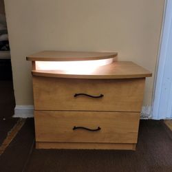 Bedroom Side Table Good Condition With Light Switch 