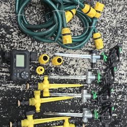 Sprinkler Timer + 8 Sprinklers