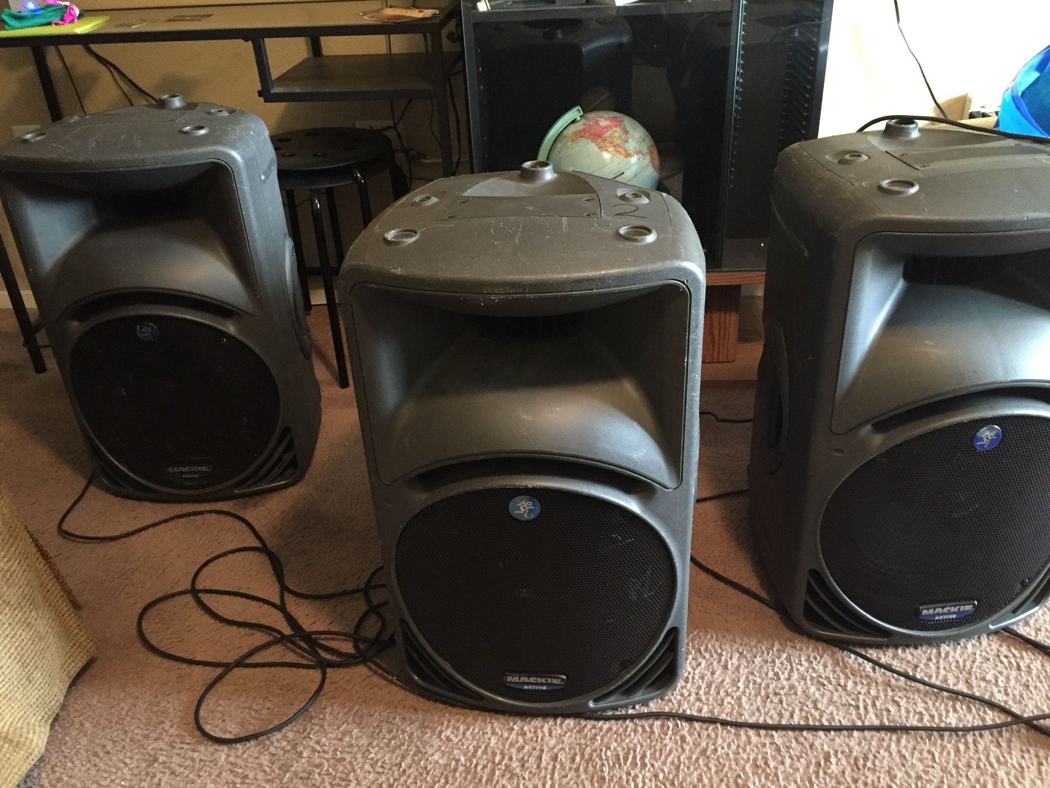 4 Mackie 450 Speakers 199.00 each .