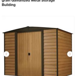 8x6 Metal Storage Shed 