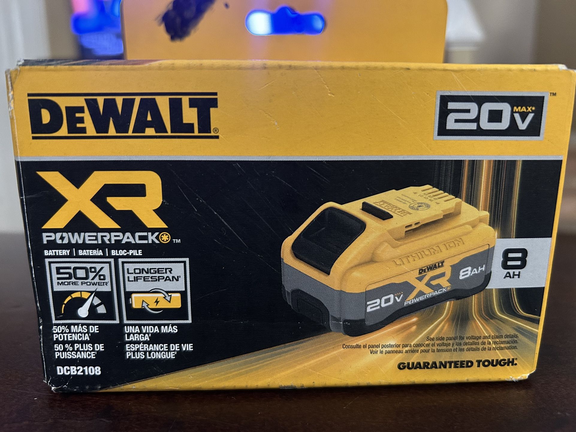 DeWalt 20v XR 8AH Battery