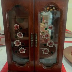 Vintage Wood Jewelry Box