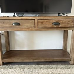 World market tv console table
