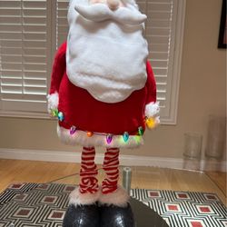 31 inch Santa. Lights up.