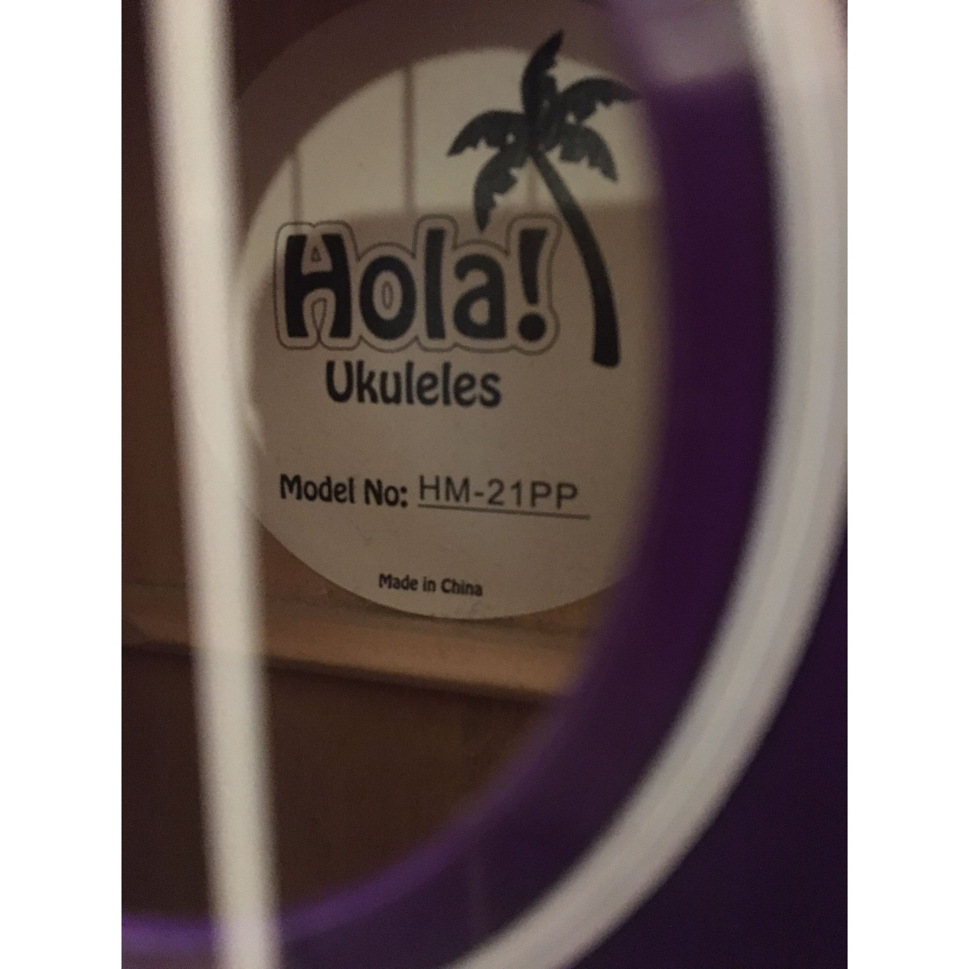 Hola! Ukuleles 21” Model HM 21PP Purple