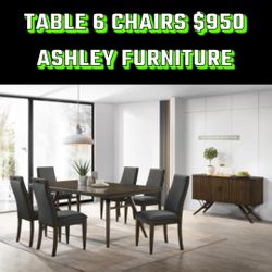 Table 6 Chairs $950 NEW 
