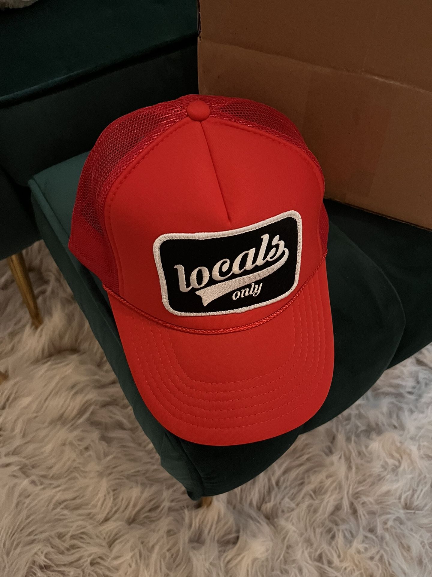 Red Locals Only SnapBack Hat