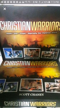 NEW "CHRISTIAN WARRIORS" HARDCOVER BOOK