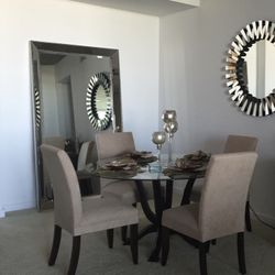 Espresso Wood Dining Set