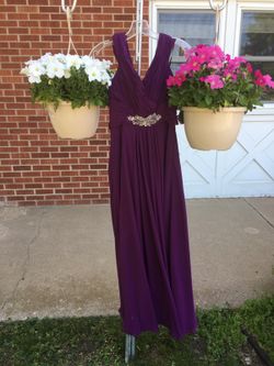 Purple/plum formal gown Allure Bridal