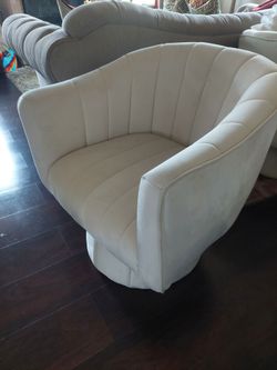 White swivel chairs