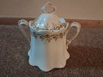 Vintage Bone China Sugar Bowl 