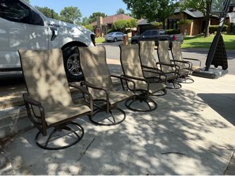 6 patio chairs