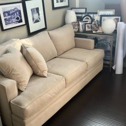 Cream Sofa And Lounger