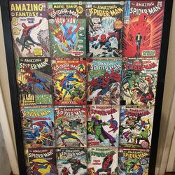 Spider-Man Comic Poster - Framed 