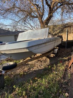 Free Boat With Trailer. Must Pickup!