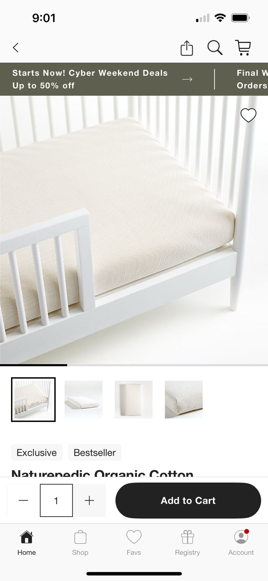 Baby Toddler Organic Crib Mattress 