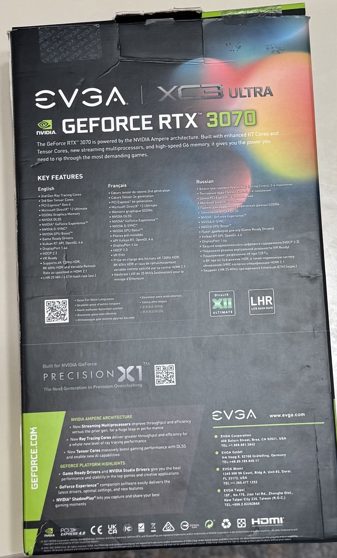 RTX 3070 EVGA XC3 Ultra