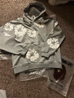 Large denim tears hoodie