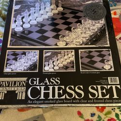 Glass Chess Set