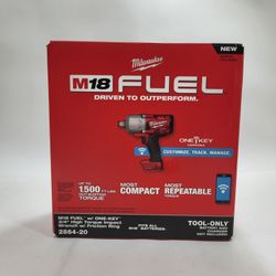 New Milwaukee 2864-20 M18 18V FUEL Cordless 3/4 in. Impact Wrench