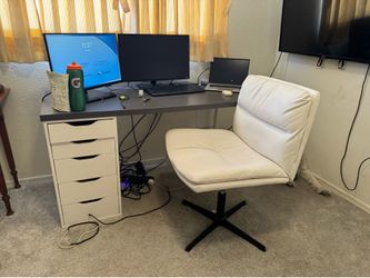 Desk and chair