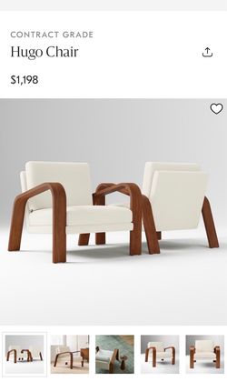 West Elm two chairs