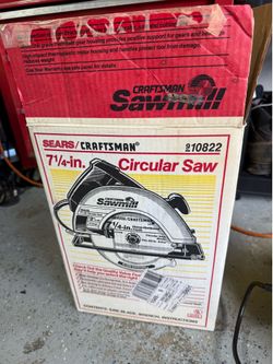 Craftsman circular saw