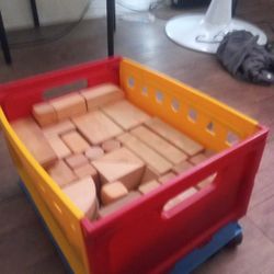  Hand Made Maplewood Building Blocks