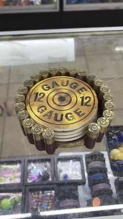 Western 12 Gauge Shotgun Shells Hunter's Ammo Round Coaster Set