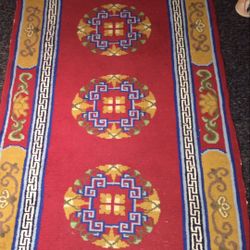 VINTAGE CHINESE RUG 