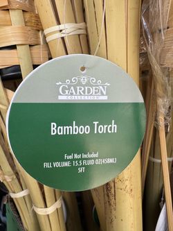 Garden Collection Bamboo Torch 5ft,$2 eac