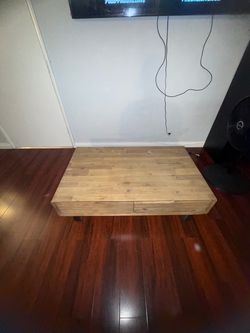 27”x 47” Wide solid wood coffee table