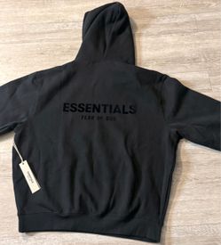Fear of God Essentials Black Hoodie