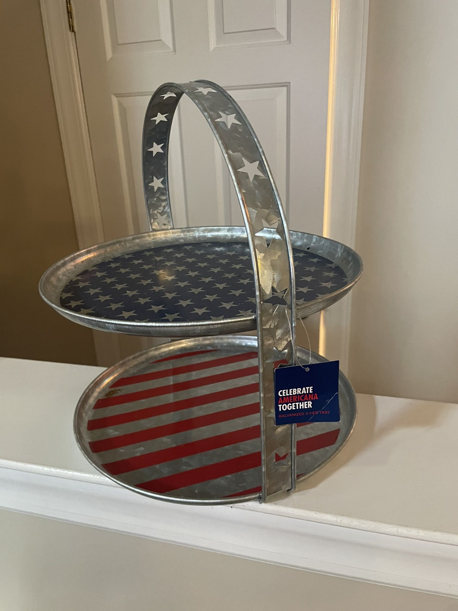 Two Teir Galvanized Tray