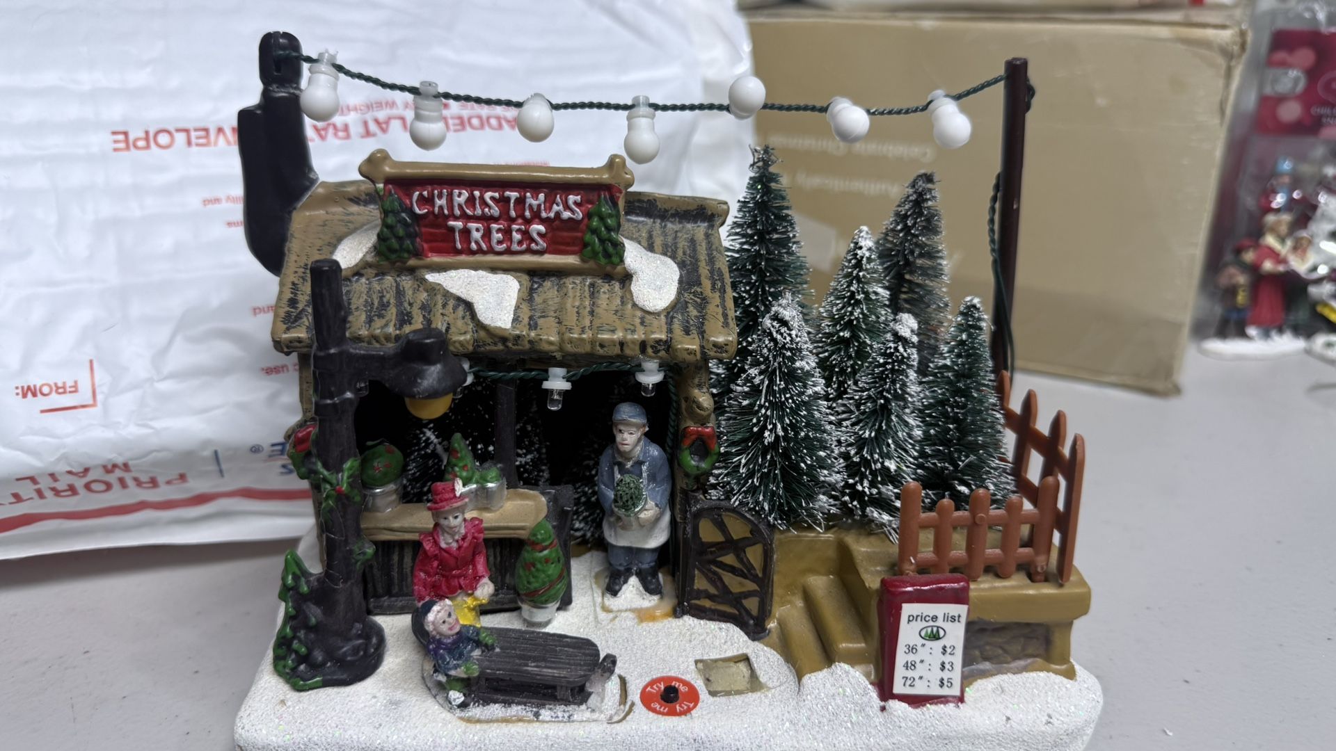 different Christmas figures