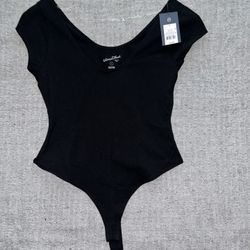 Brand New Universal Thread Voop Bodysuit Short Sleeve Stretch. Size Small 