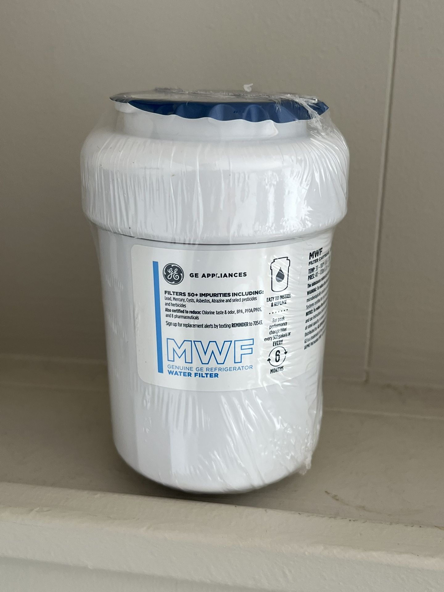 MWF Water Filter For GE Refrigerator