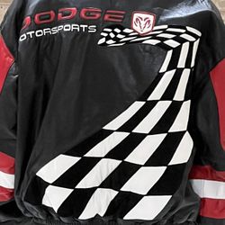 Dodge Motorsports Leather Jacket 