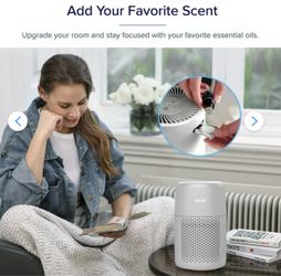 🍁 2 LĚVOIT Air Purifiers w/ Aromatherapy, 3-in-1 Filter Cleaner with Fragrance Sponge for Better Sleep, Gray... Value $50