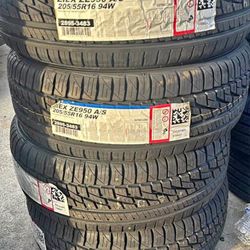 205/55R16 Set Of 4 Falken New Tires 