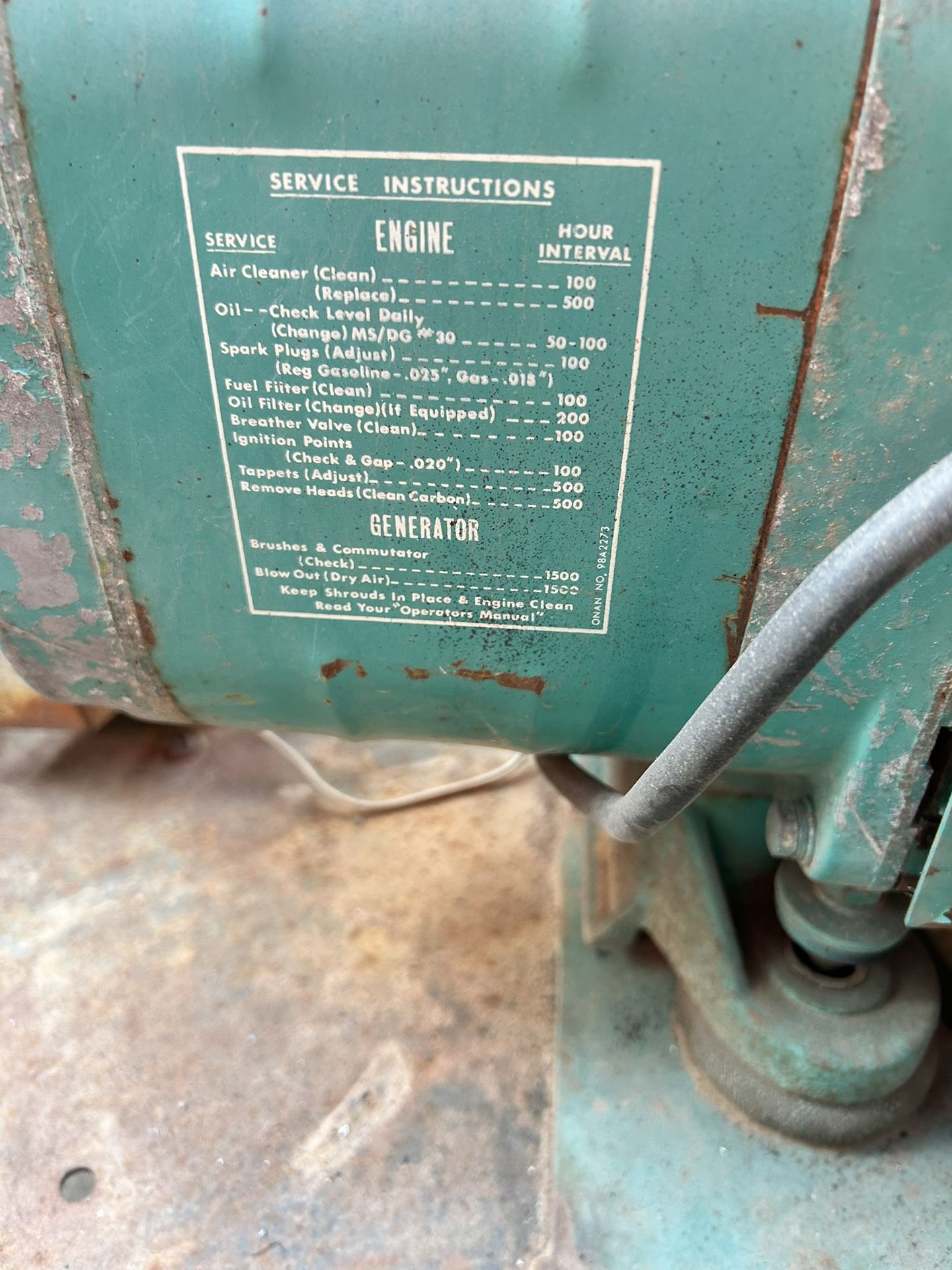 1963 RV Generator