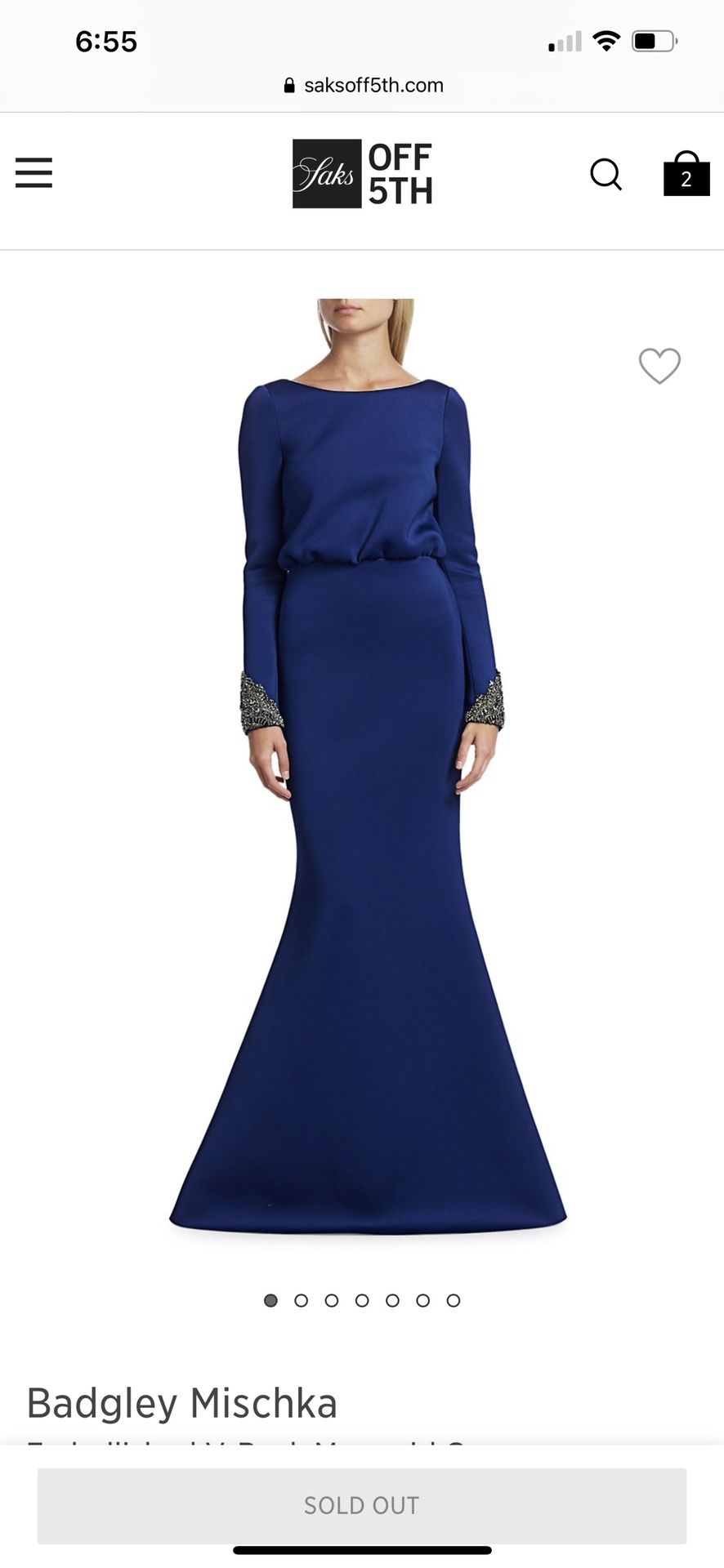 Brand: Badgley Mischka, Color: Royal Blue, Size: US 2, Small