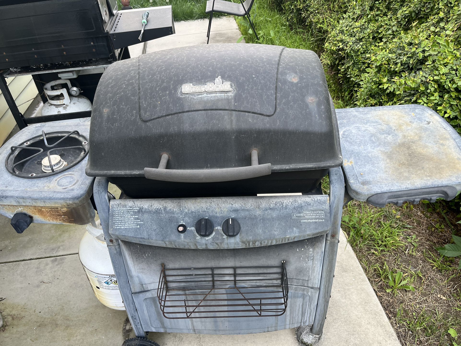 Bbq Grill With Tank