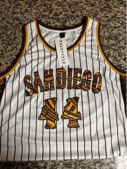 Custom SD Padres Jersey Tank tops