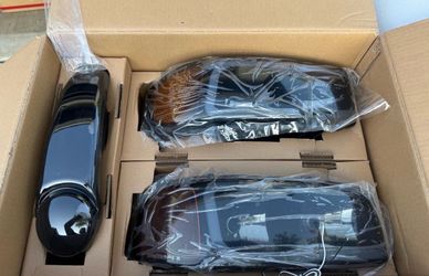 01-06 GMC Denali Smoke Black LED Strip Headlights Parking Lights