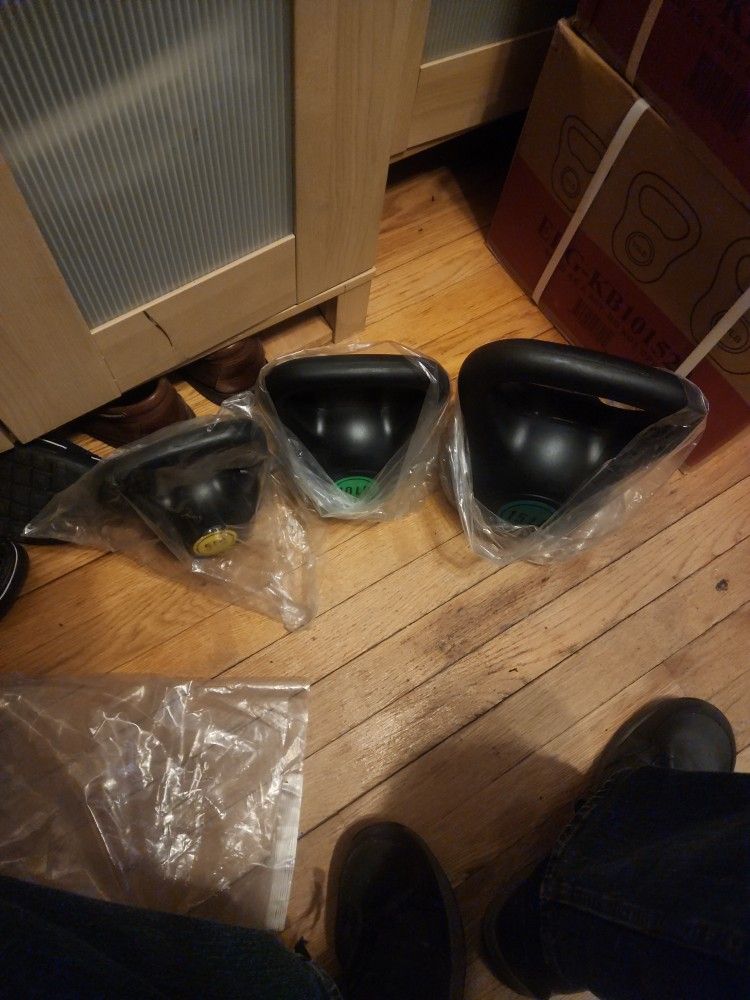 15lb 10lb 5lb Kettlebell Set