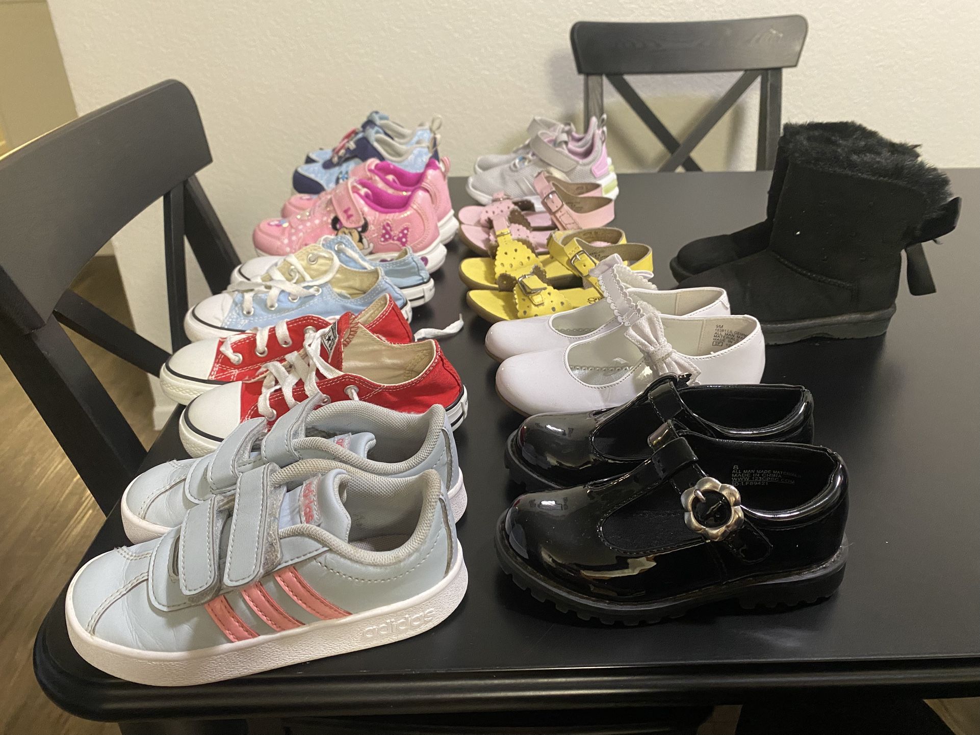 Toddler Shoes For Sale! Sizes 8-9! Converse, Adidas Etc